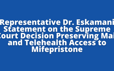 Representative Dr. Anna V. Eskamani Statement on the Supreme Court Decision Preserving Mail and Telehealth Access to Mifepristone