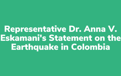 Representative Dr. Anna V. Eskamani’s Statement on the Earthquake in Colombia