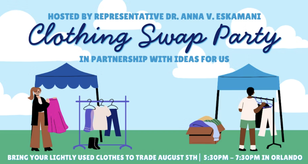 Representative Eskamani To Host 2nd Annual Clothing Swap Party