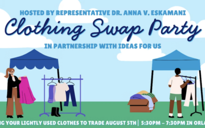 Representative Eskamani To Host 2nd Annual Clothing Swap Party