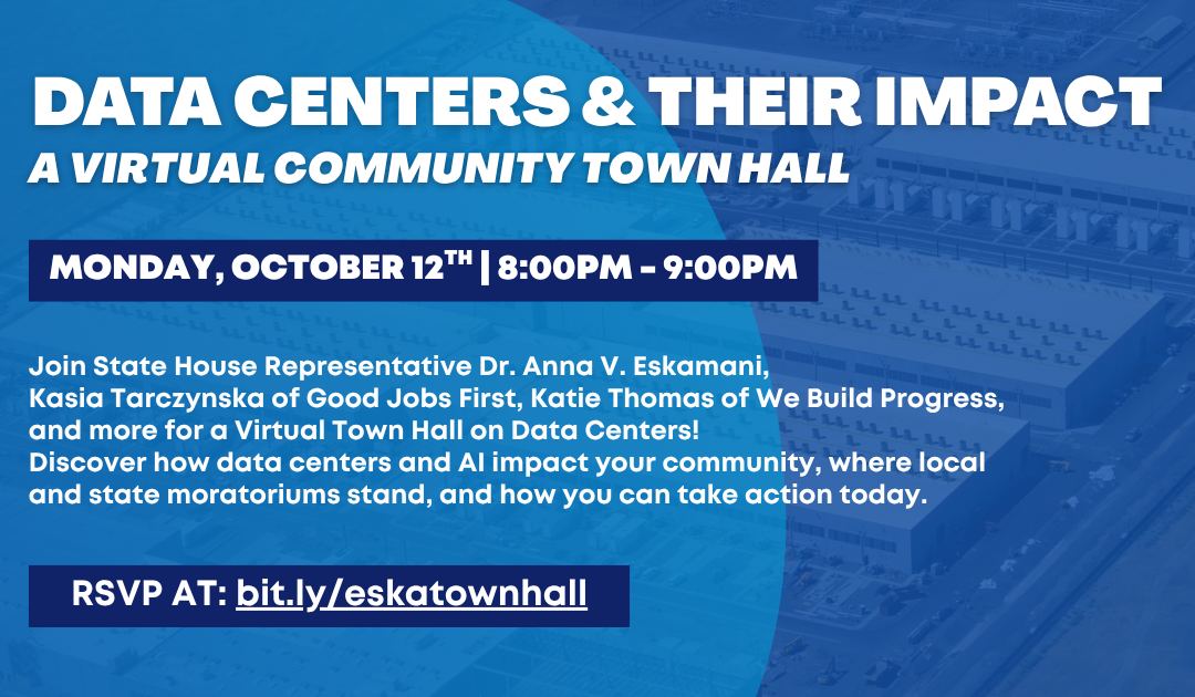 Representative Dr. Anna V. Eskamani Hosts Virtual Town Hall on Data Centers