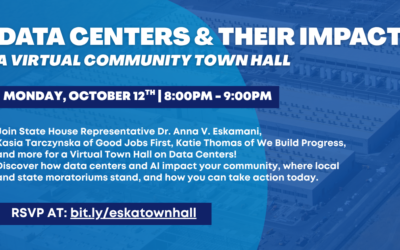 Representative Dr. Anna V. Eskamani Hosts Virtual Town Hall on Data Centers